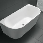 Back to wall bath tubs