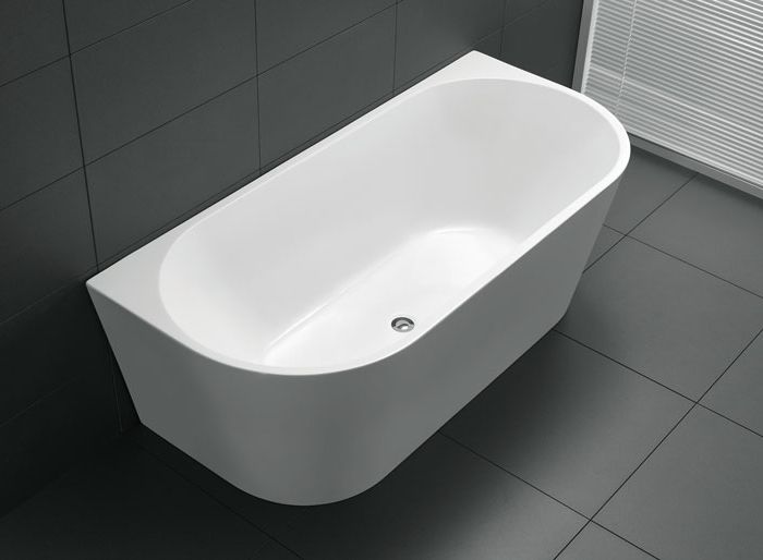 Back to wall bath tubs