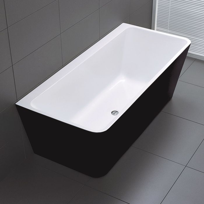 Back to wall bath tubs